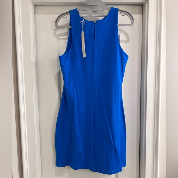 She + Sky Vibrant Blue Mini Dress - Picture 2 of 4
